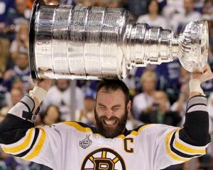 Zdeno Chara should see his number 33 raised to the rafters of the TD Garden as one of the best defensemen and leaders in the locker room in franchise history. (AP Photo/Julie Jacobson)